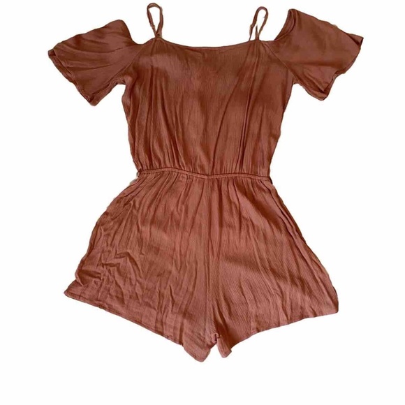 Love Tree Los Angeles - Spring Summer Romper - Mauve - M - Picture 2 of 3